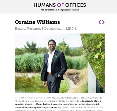 Orraine Williams v přestižním časopisu Forbes